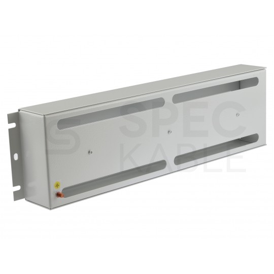 OUTLET Panel dystrybucji napięć TS-35 RACK 19" 3U szary NEKU