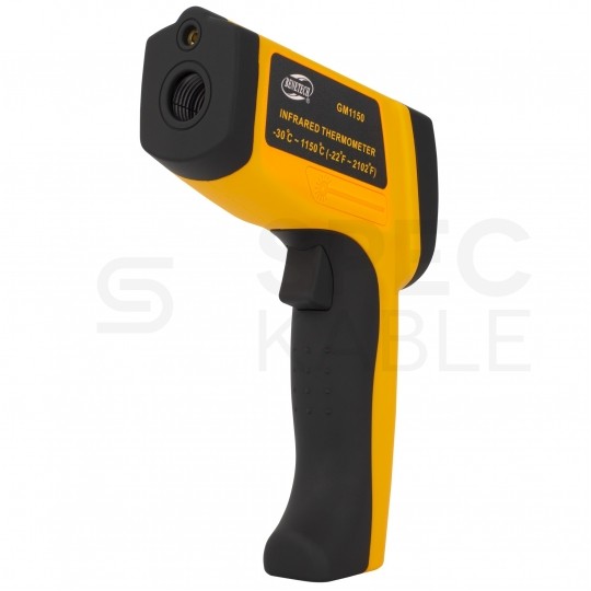 OUTLET Pirometr GM1651 bezdotykowy termometr laserowy [-30 ÷ +1650°C] z regulacją emisyjności BENETECH