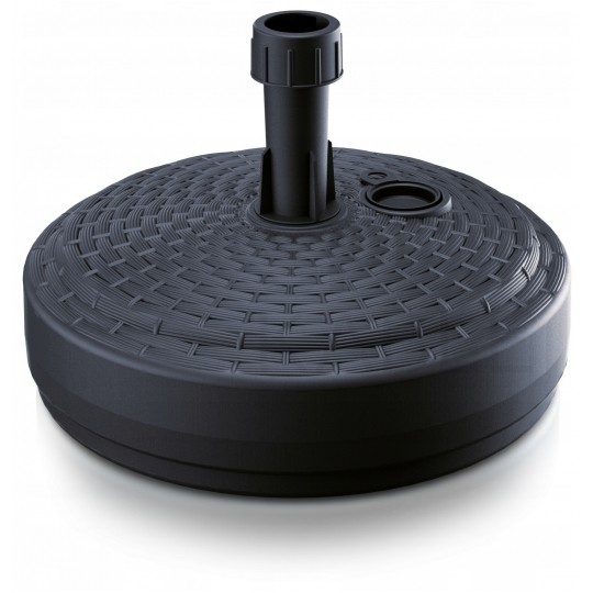OUTLET Podstawa, stojak pod parasol ogrodowy antracytowy Umbrella Base 390x130mm 10L Prosperplast