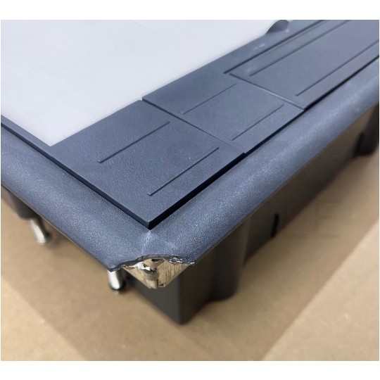 OUTLET Puszka podłogowa 12M (6x 45x45) IP40 regulowana Alantec