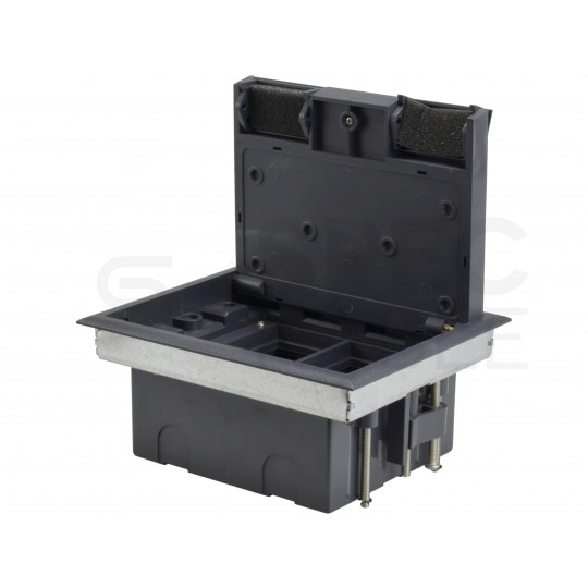 OUTLET Puszka podłogowa 8M 4x 45x45 Alantec regulowana