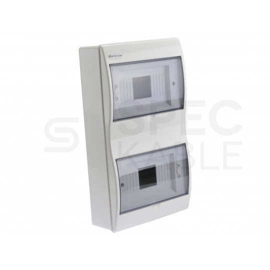 OUTLET Rozdzielnica n/t 16mod. (2x8) z listwą N+PE IP40