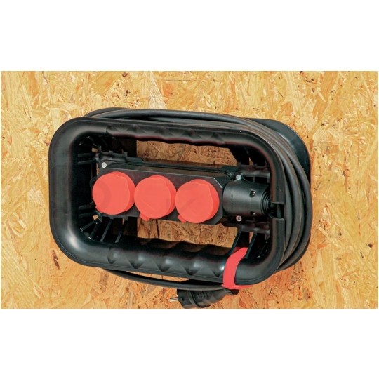 OUTLET Rozwijak do kabli z listwa elektryczną ( brak kabla w zestawie ) 3xGN typ F IP44 Qbrick System Custom Cable Winder Set