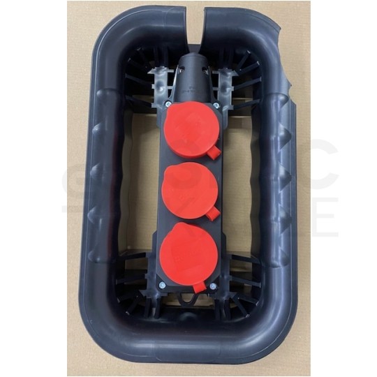 OUTLET Rozwijak do kabli z listwa elektryczną ( brak kabla w zestawie ) 3xGN typ F IP44 Qbrick System Custom Cable Winder Set