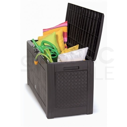 OUTLET Skrzynia ogrodowa Boxe Matuba 310L antracytowa 480x1190x600mm Prosperplast