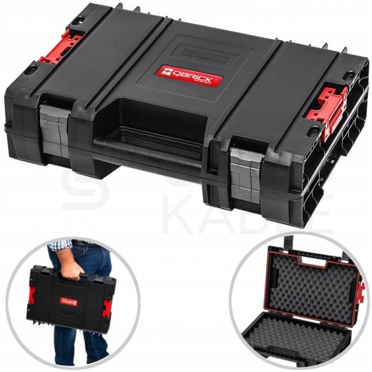 OUTLET Skrzynka na narzędzia z pianką 11L systemu Pro TOOLCASE QBRICK SYSTEM