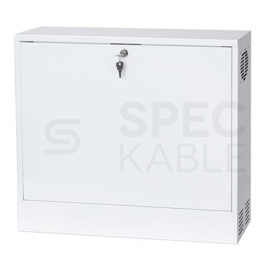 OUTLET Szafa rack 19" 2U 130mm biały NEKU