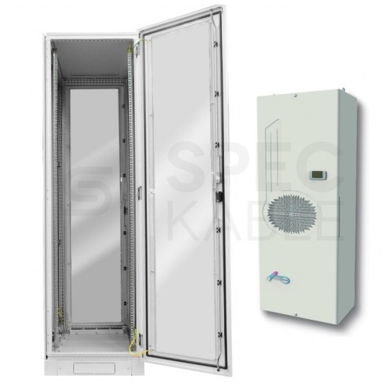 OUTLET Szafa serwerowa teleinformatyczna 42U 800x1000 klimatryzatorem BKT