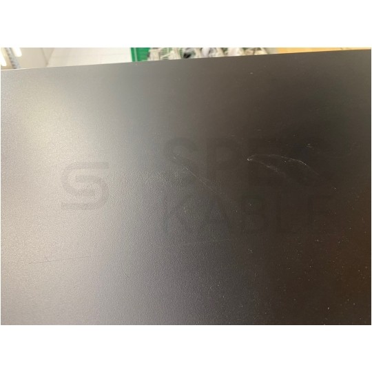 OUTLET Szafa stojąca RACK 19" 42U 600x800mm drzwi szklane czarna NEKU FLR + wyposażenie