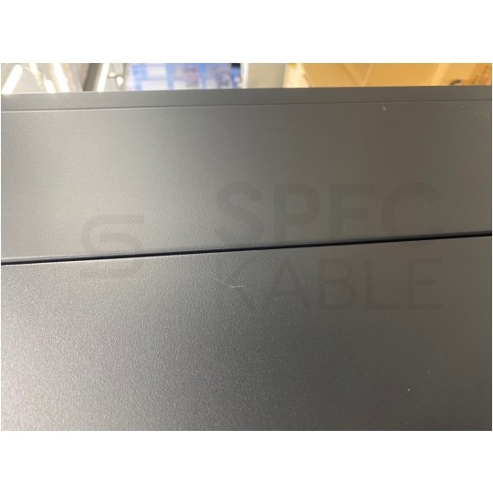 OUTLET Szafa stojąca RACK 19" 42U 600x800mm drzwi szklane czarna NEKU FLR + wyposażenie