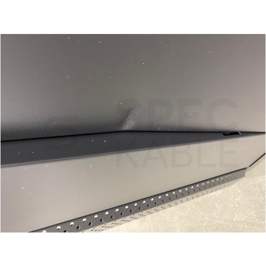 OUTLET Szafa stojąca RACK 19" 42U 600x800mm drzwi szklane czarna NEKU FLR + wyposażenie