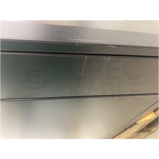 OUTLET Szafa stojąca RACK 19" 42U 800x1000mm drzwi szklane czarna TOTEN G7