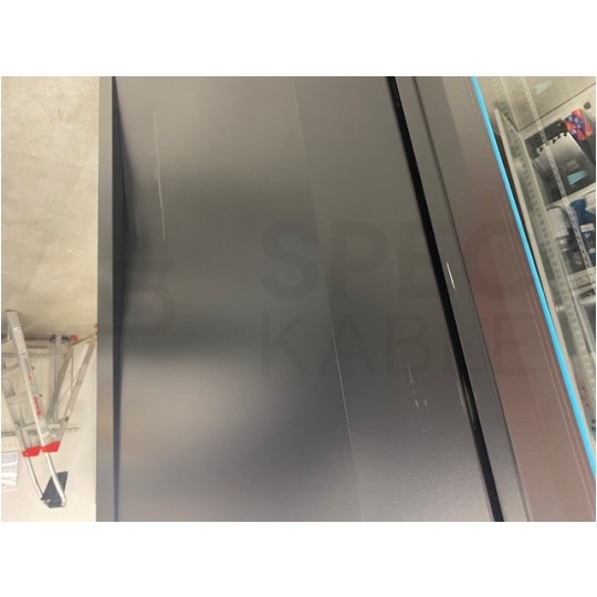 OUTLET Szafa stojąca RACK 19" 42U 800x1000mm drzwi szklane czarna TOTEN G7