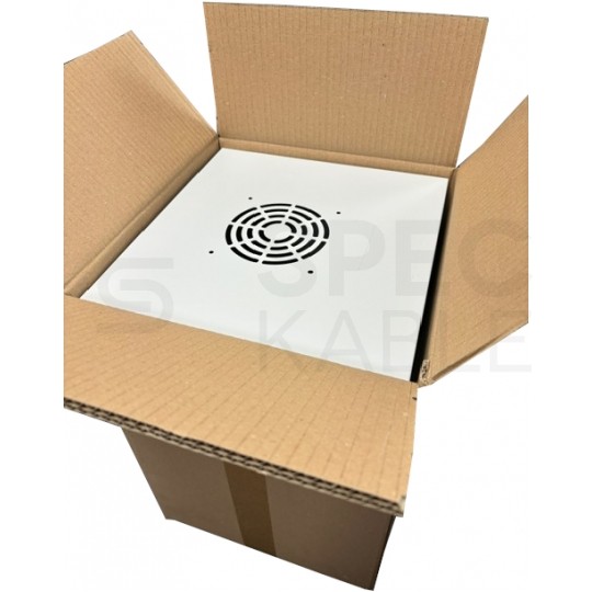 OUTLET Szafa wisząca RACK 10" 6U 300mm drzwi szklane szara NETRACK S-Line