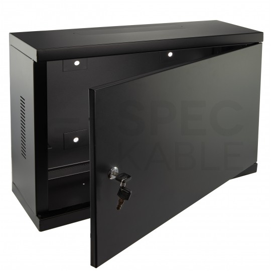 OUTLET Szafa wisząca RACK 19" 3U 180mm czarna TPR CATV NEKU