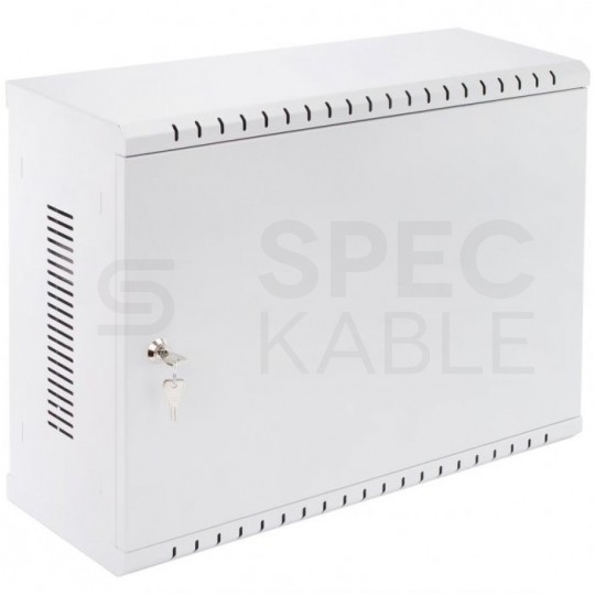 OUTLET Szafa wisząca RACK 19" 3U typu skrzynka uniwersalna TPR 180mm szara CATV STALFLEX