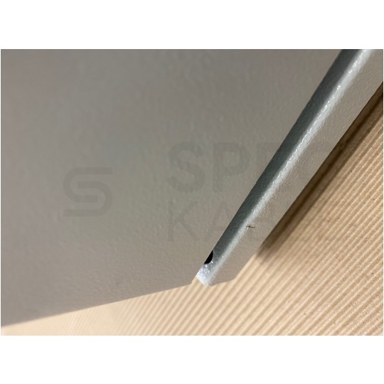 OUTLET Szafa wisząca RACK 19" 4U 450mm drzwi szklane szara NEKU TS BOX