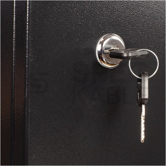 OUTLET Szafa wisząca RACK 19" 9U 450mm drzwi pełne czarna NEKU TS BOX