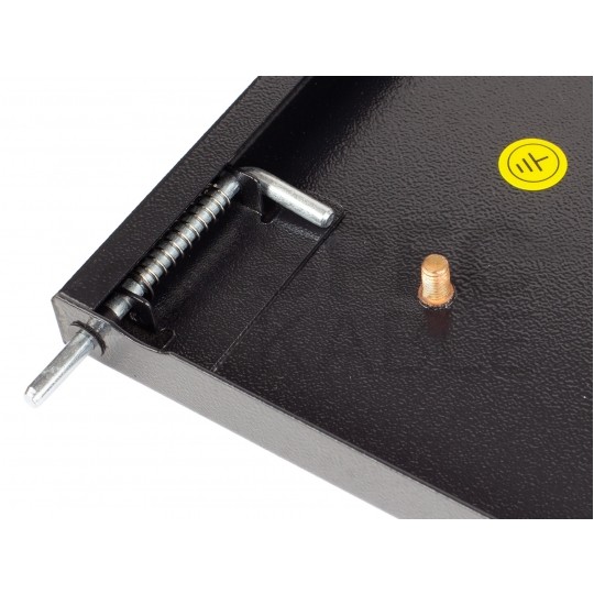 OUTLET Szafa wisząca RACK 19" 9U 450mm drzwi pełne czarna NEKU TS BOX