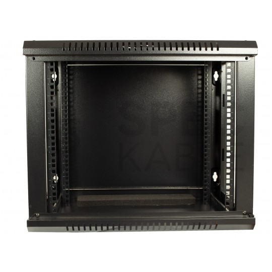 OUTLET Szafa wisząca RACK 19" 9U 450mm drzwi pełne czarna NEKU TS BOX