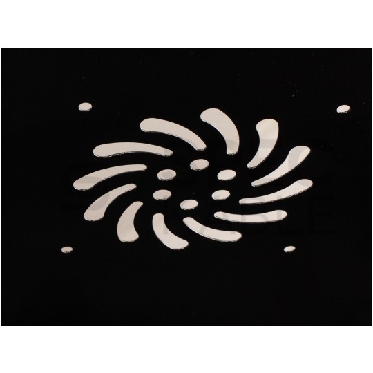 OUTLET Szafa wisząca RACK 19" 9U 450mm drzwi pełne czarna NEKU TS BOX