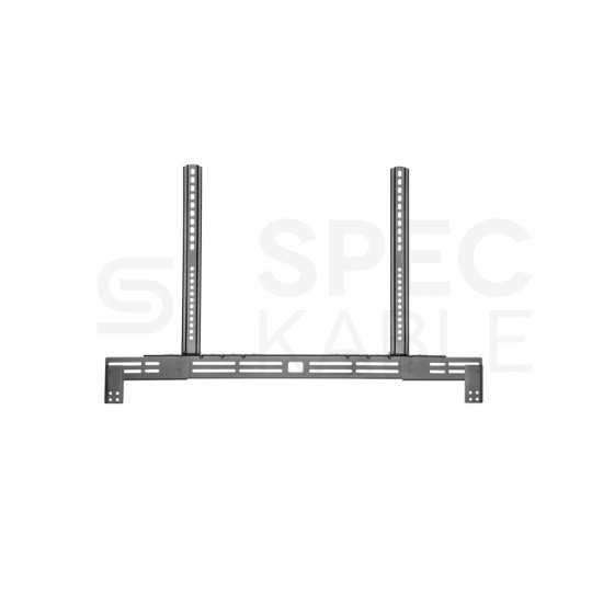 OUTLET Uchwyt wieszak na głośniki Soundbar 10kg do TV czarny MC-843