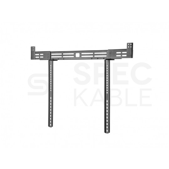 OUTLET Uchwyt wieszak na głośniki Soundbar 10kg do TV czarny MC-843