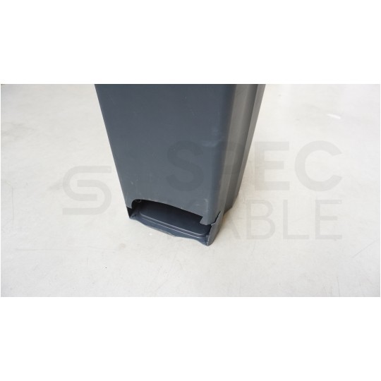 OUTLET Zestaw 3 koszy do segregacji odpadów antracytowy 392x293x620mm 35L Sortibox Prosperplast