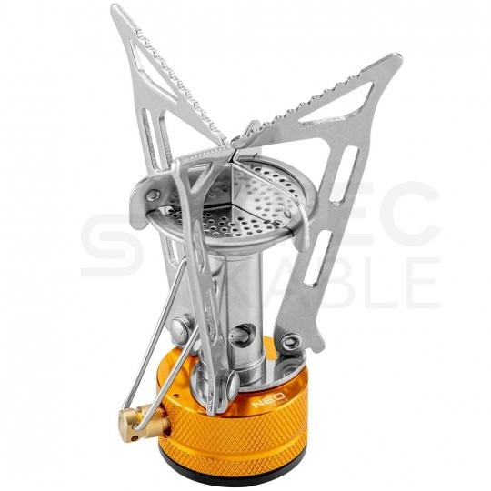 Palnik gazowy turystyczny, survivalowy do kartuszy EN417 NEO 63-128