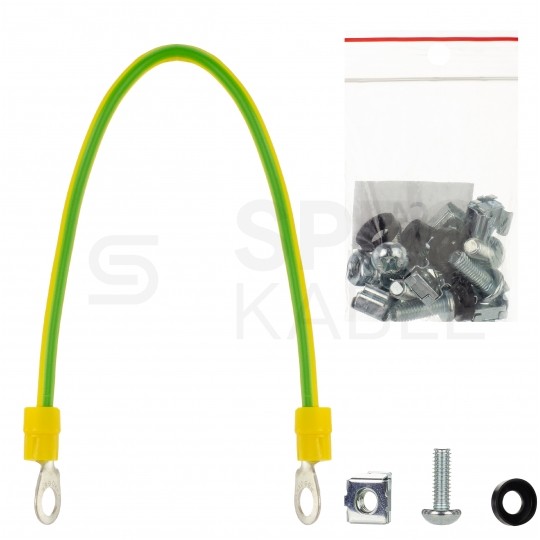 Panel dystrybucji napięć RACK 19" 3U szyna montażowa TS35 TH35 czarny