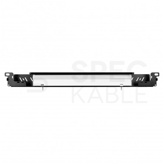 Panel LED 5W 405lm do szafy RACK 19" 1U czarny