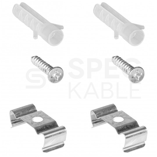 Panel LED 5W 405lm do szafy RACK 19" 1U czarny