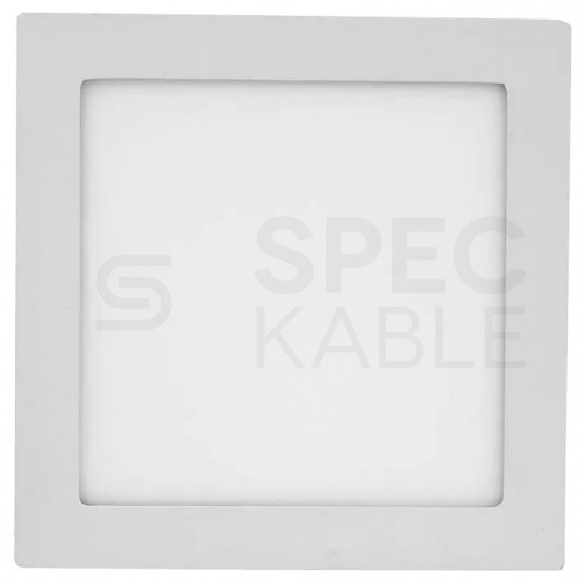 Panel LED SMD 18W 1400lm 2700K IP20 podtynkowa biały barwa WW biała ciepła VT-1807SQ-N V-TAC