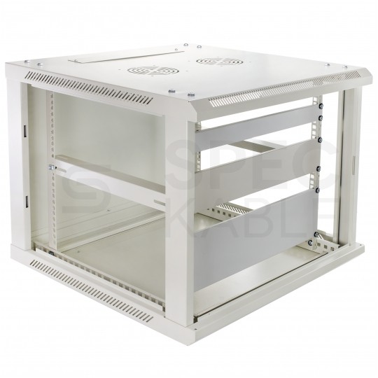 Panel maskujący do szafy RACK 19" 2U szary