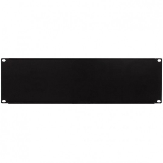 Panel maskujący do szafy RACK 19" 3U czarny
