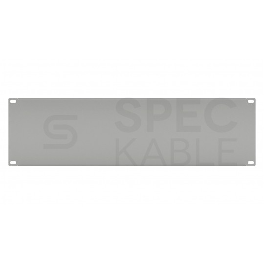 Panel maskujący do szafy RACK 19" 3U szary