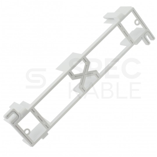 Patch panel RACK 10" kat.6 12p UTP naścienny 1U czarny NEKU