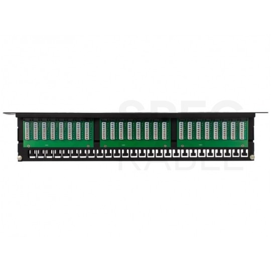 Patch panel RACK 19" kat.6 48p UTP z półką 1U ATEL