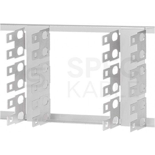 Patch panel telefoniczny RACK 19" 3U na 18 złączy LSA (180 par)