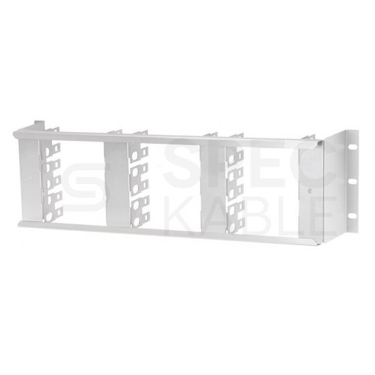 Patch panel telefoniczny RACK 19" 3U na 18 złączy LSA (180 par)