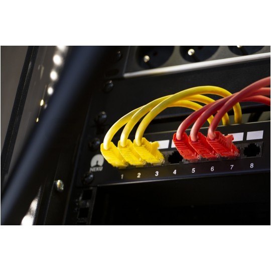 Patchcord FTP kat.5e kabel sieciowy LAN 2x RJ45 linka PVC niebieski 0,5m NEKU