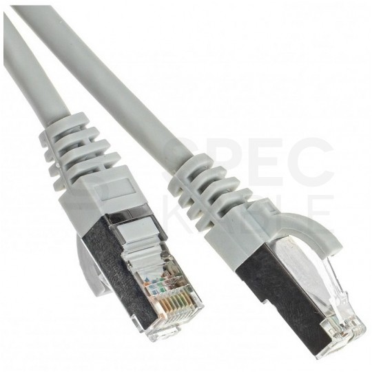 Patchcord FTP kat.6 kabel sieciowy LAN 2x RJ45 linka szary 10m ATEL