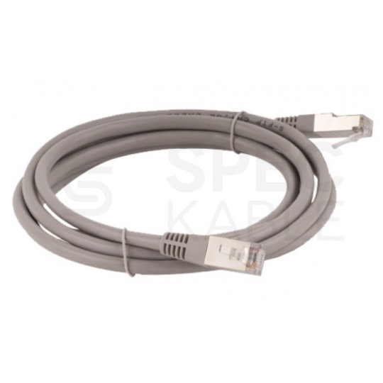 Patchcord FTP kat.6 kabel sieciowy LAN 2x RJ45 linka szary 5m Alantec