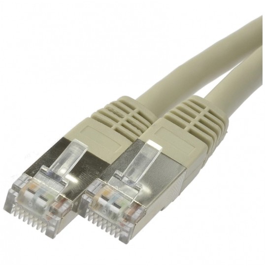 Patchcord S/FTP kat.6 PiMF kabel sieciowy LAN 2x RJ45 linka szary 0,5m VALUE