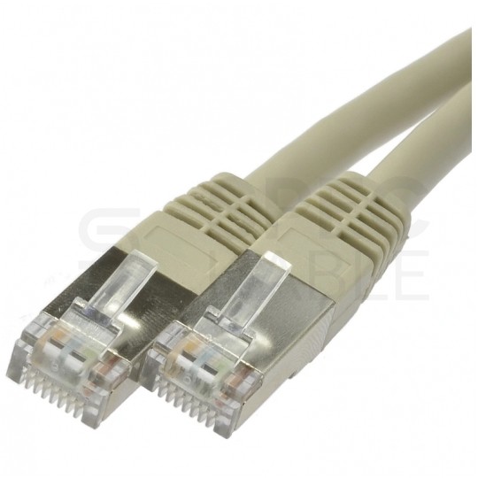 Patchcord S/FTP kat.6 PiMF kabel sieciowy LAN 2x RJ45 linka szary 0,5m VALUE