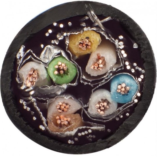 Patchcord S/FTP kat.6A PiMF kabel sieciowy LAN 2x RJ45 linka LSOH czarny 10m NEKU