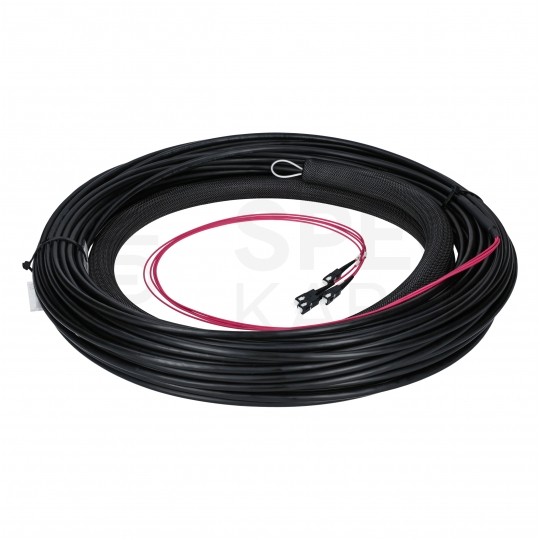 Patchcord światłowodowy FO MM 4x SC-SC A-DQ(ZN)B2Y 4G OM4 1750N sx gryzonioodporny z przeciągaczem 50m