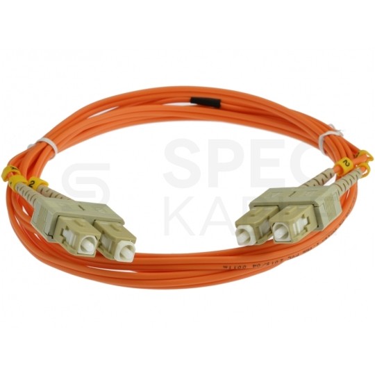 Patchcord światłowodowy FO MM SC-SC duplex 50/125 OM2 2m NEKU