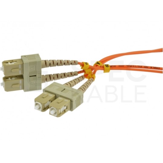 Patchcord światłowodowy FO MM SC-SC duplex 50/125 OM2 2m NEKU
