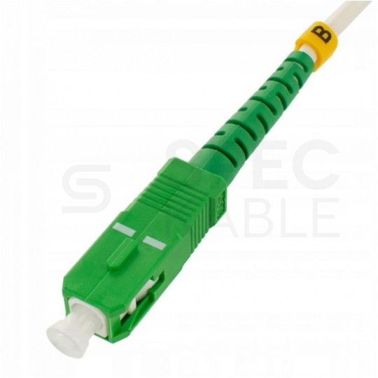 Patchcord światłowodowy FO SM SC/APC-SC/APC simplex 9/125 G.657A1 10m NEKU